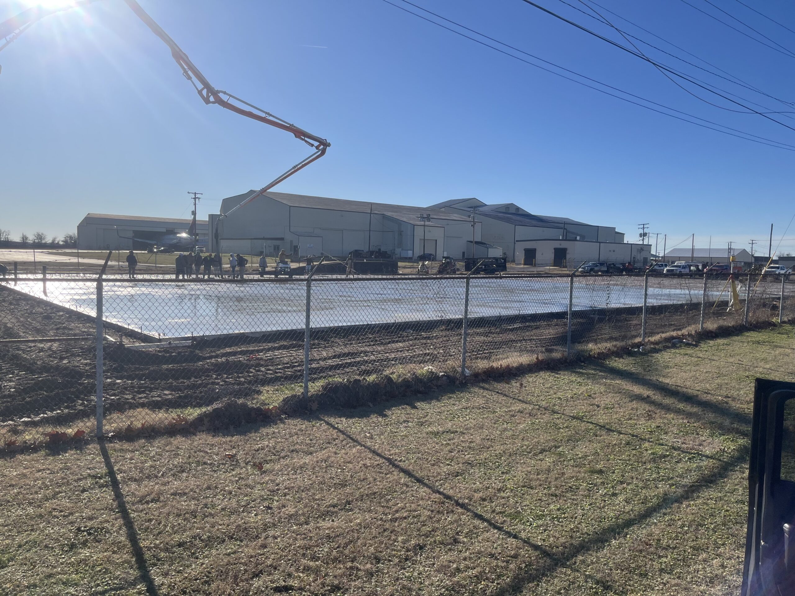 Warehouse in progress at the Arkansas Aeroplex
